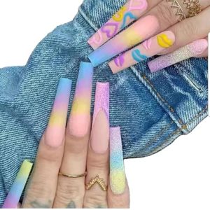 Glam False Nails Tips - PG-Nails-18