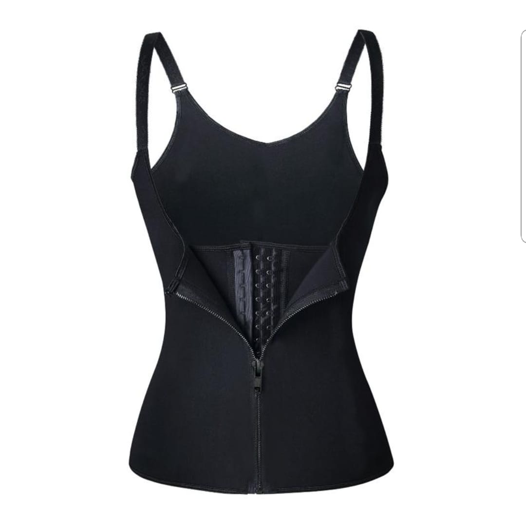 Hoplynn Waist Trainer Zipper Vest For Women Body Shape - Neoprene